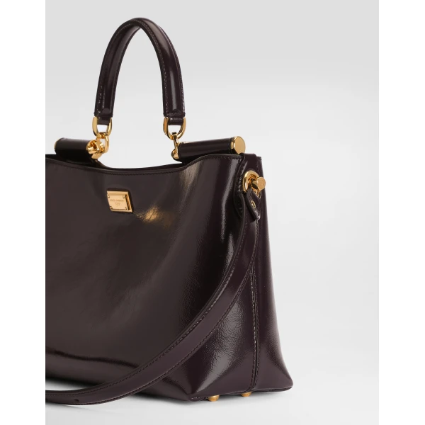 Print Dolce & Gabbana Medium Vittoria calfskin handbag, view 4 | Shoulder & Crossbody Bags