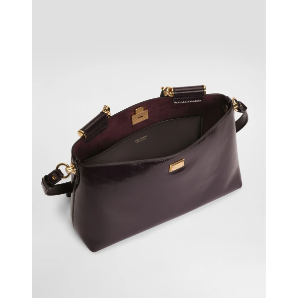 Print Dolce & Gabbana Medium Vittoria calfskin handbag, view 5 | Shoulder & Crossbody Bags