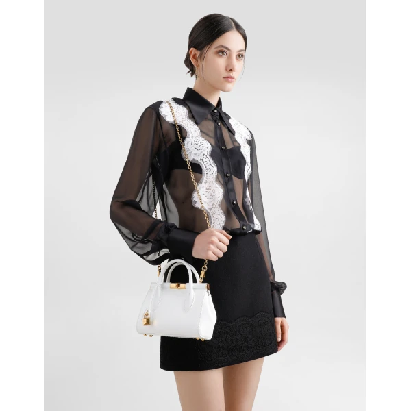 White Dolce & Gabbana Mini Marlene Day Bag, view 2 | Mini Bags
