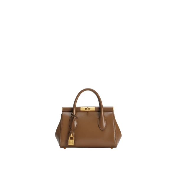 Brown Dolce & Gabbana Mini Marlene Day bag in palmellato calfskin | Mini Bags
