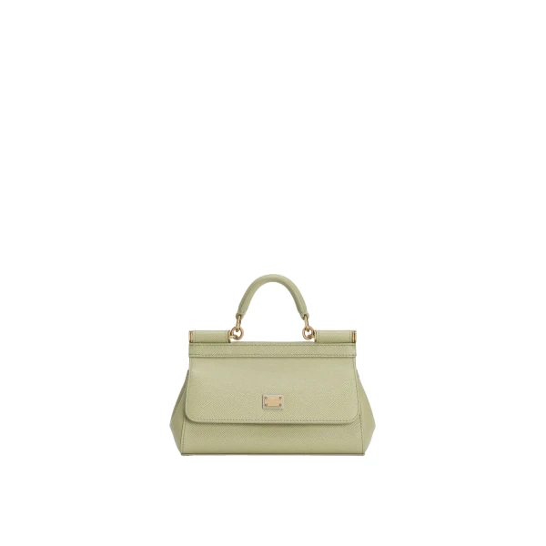 Green Dolce & Gabbana Mini Sicily handbag in dauphine calfskin | Mini Bags