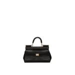 Black Dolce & Gabbana Mini Sicily handbag in python leather | Mini Bags