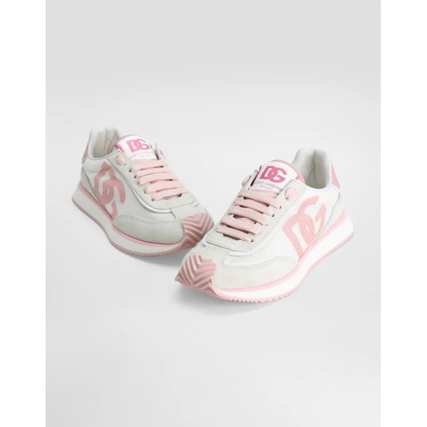 Multicolour Dolce & Gabbana Mixed-material DG CUSHION sneakers, view 4 | Sneakers