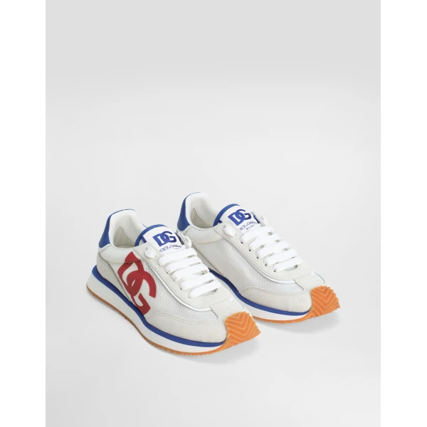 Multicolour Dolce & Gabbana Mixed-material DG CUSHION sneakers, view 2 | Sneakers