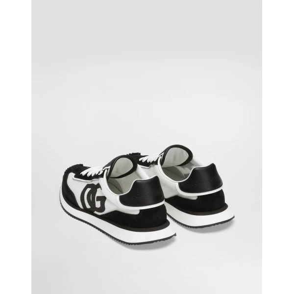Multicolour Dolce & Gabbana Mixed-material DG CUSHION sneakers, view 3 | Sneakers
