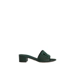 Multicolour Dolce & Gabbana Mule in dauphine calfskin, suede and rhinestones | Mules