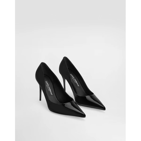Black Dolce & Gabbana Patent leather Cardinale pumps, view 2 | Heels