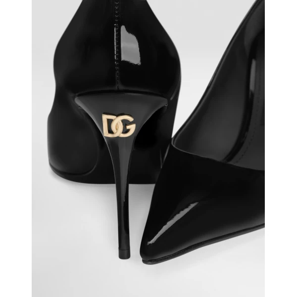 Black Dolce & Gabbana Patent leather Cardinale pumps, view 4 | Heels