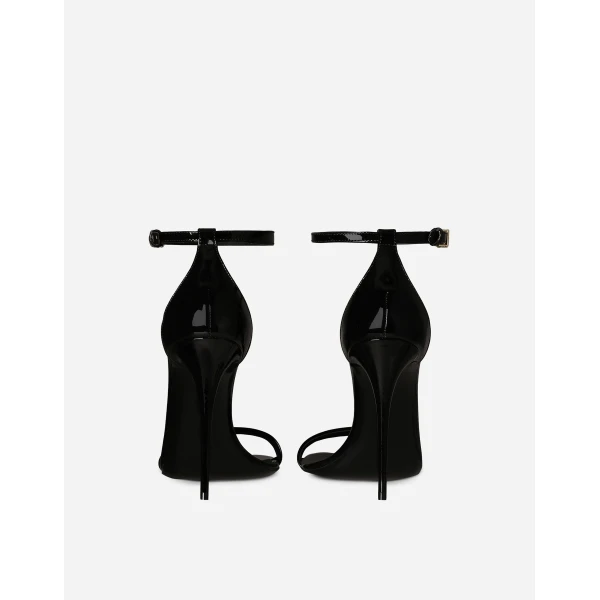 Multicolour Dolce & Gabbana Patent leather sandals, view 3 | Sandals