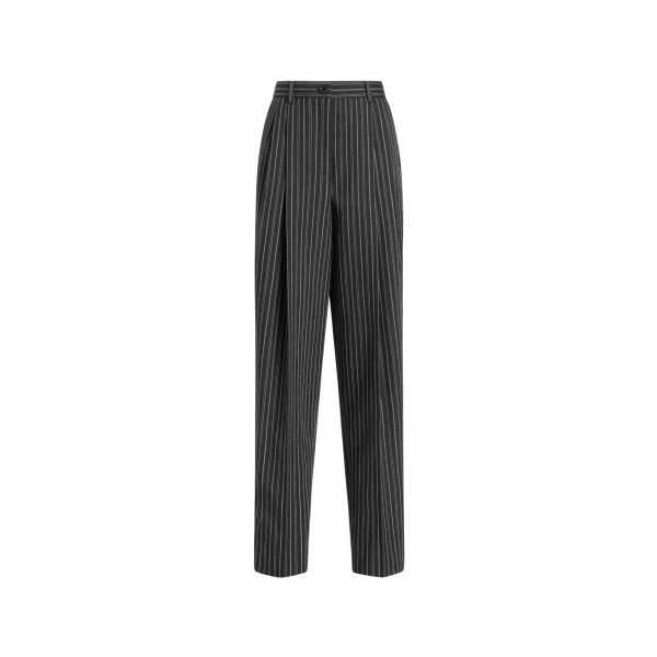 Multicolour Dolce & Gabbana Pinstripe virgin wool trousers | Pants