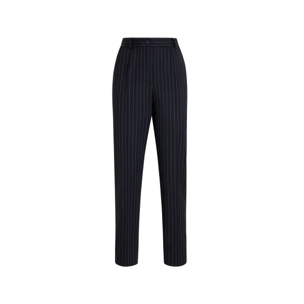 Multicolour Dolce & Gabbana Pinstripe wool trousers | Pants