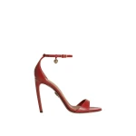 Red Dolce & Gabbana Polished goatskin sandals | Sandals