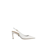 White Dolce & Gabbana Polished goatskin slingbacks | Heels