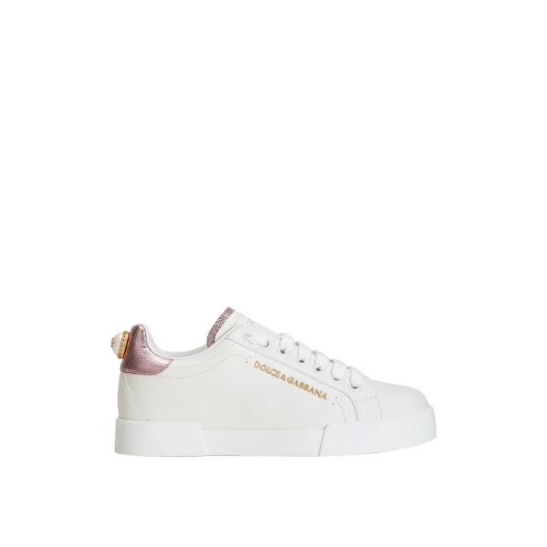 Portofino sneakers in nappa calfskin with lettering