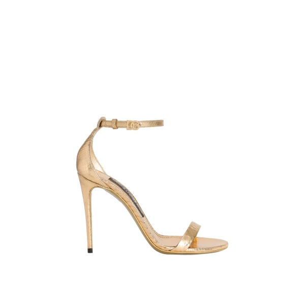 Python skin sandals