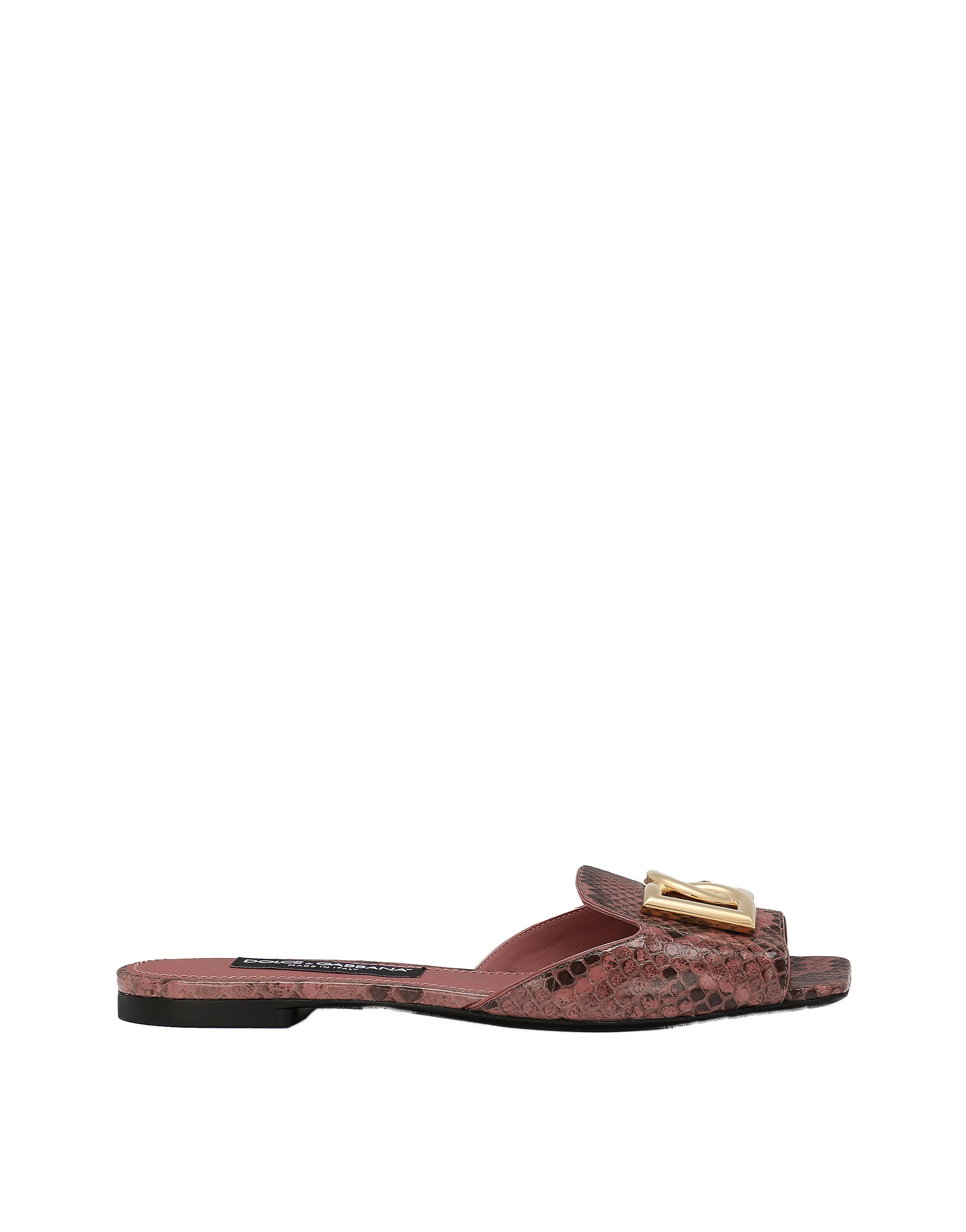Dolce & Gabbana Python skin sliders