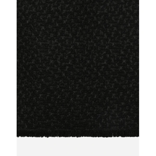 Black Dolce & Gabbana Raschel tweed midi dress with DG logo, view 5 | Midi Dresses