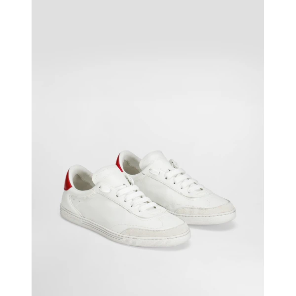 Multicolour Dolce & Gabbana Saint Tropez Light calfskin sneakers, view 2 | Sneakers
