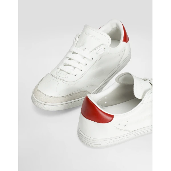 Multicolour Dolce & Gabbana Saint Tropez Light calfskin sneakers, view 4 | Sneakers