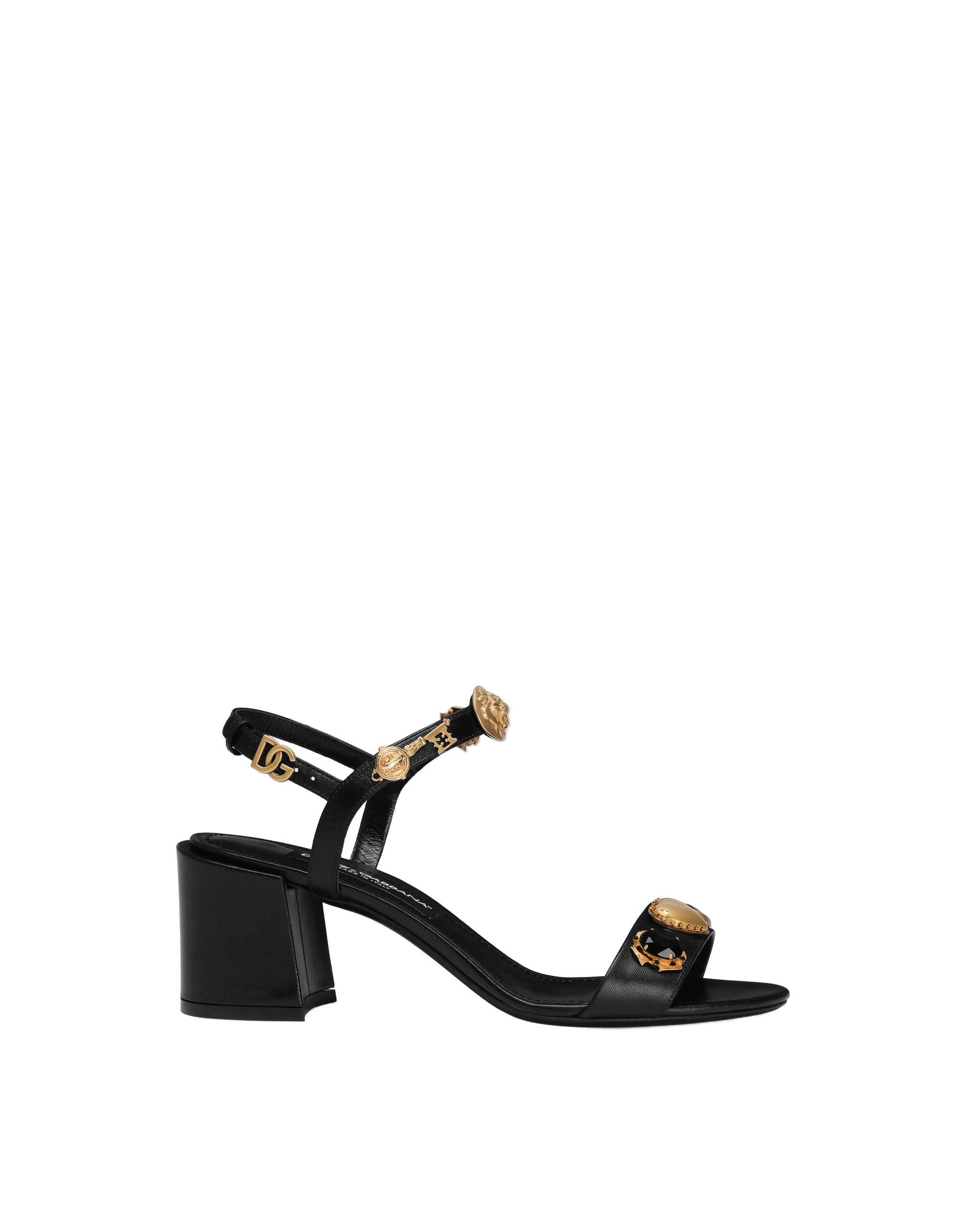 Dolce & Gabbana Sandals with embroidery and stones
