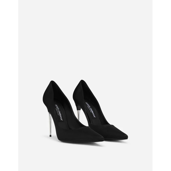 Black Dolce & Gabbana Satin pumps, view 2 | Heels