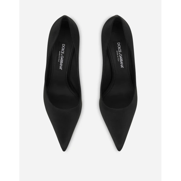 Black Dolce & Gabbana Satin pumps, view 4 | Heels