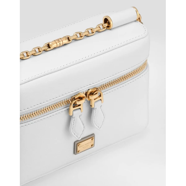 White Dolce & Gabbana Sicily crossbody bag, view 6 | Shoulder & Crossbody Bags