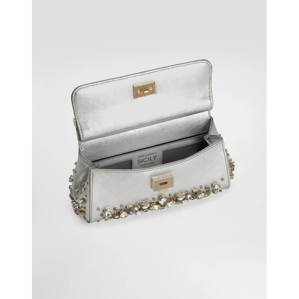 Multicolour Dolce & Gabbana Sicily small handbag, view 5 | Totes & Top-Handle Bags