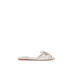 Ice Dolce & Gabbana Slippers in lace with crystals | Flip Flops & Slides