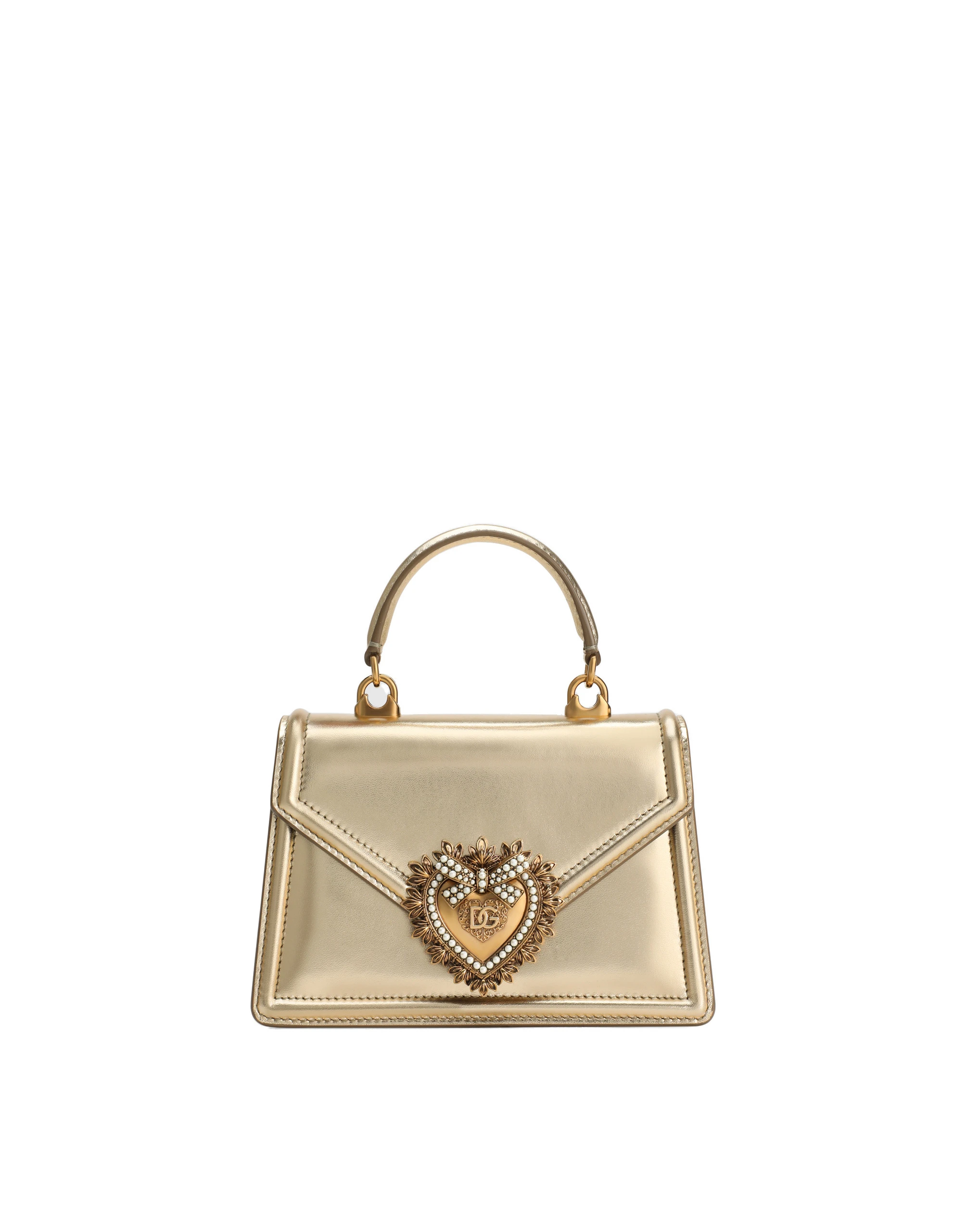 Dolce & Gabbana Small Devotion bag in nappa mordore leather