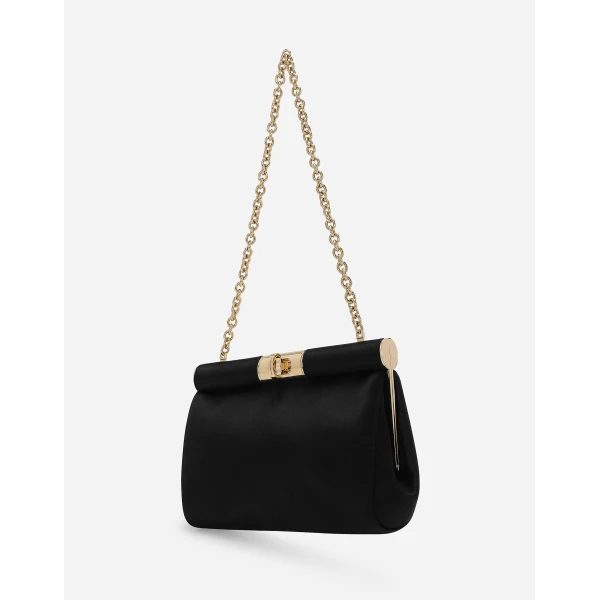 Black Dolce & Gabbana Small Marlene shoulder bag, view 6 | Shoulder & Crossbody Bags