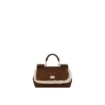 Brown Dolce & Gabbana Small Sicily handbag | Totes & Top-Handle Bags