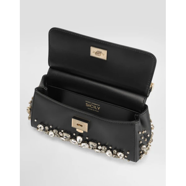Multicolour Dolce & Gabbana Small Sicily handbag, view 5 | Totes & Top-Handle Bags