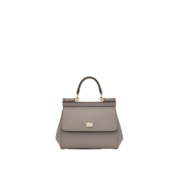 Small Sicily handbag in dauphine calfskin