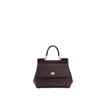 Bordeaux Dolce & Gabbana Small Sicily handbag in dauphine calfskin | Totes & Top-Handle Bags