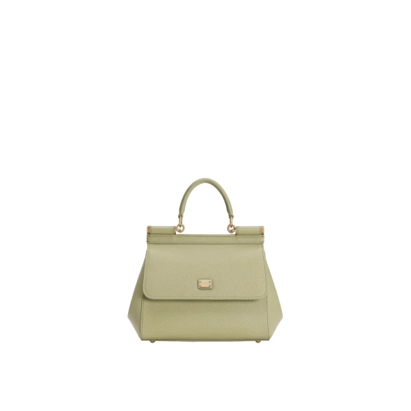 Green Dolce & Gabbana Small Sicily handbag in dauphine calfskin | Totes & Top-Handle Bags