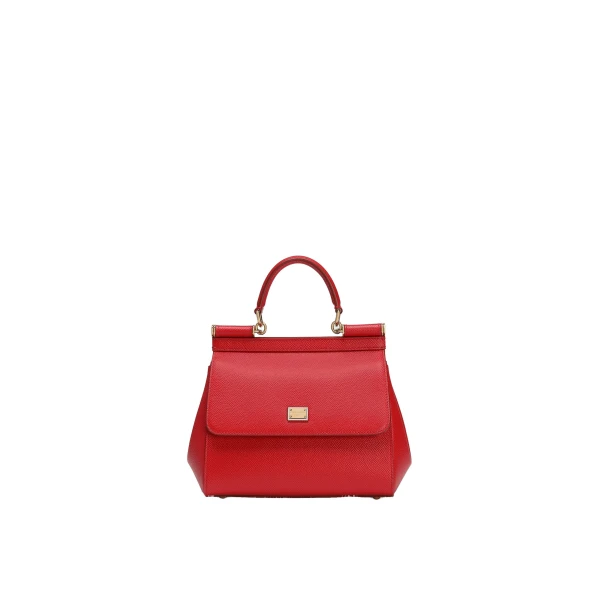 Small Sicily handbag in dauphine calfskin