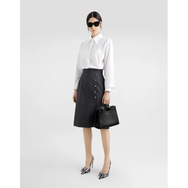 Black Dolce & Gabbana Small Sicily shopper, view 2 | Totes & Top-Handle Bags