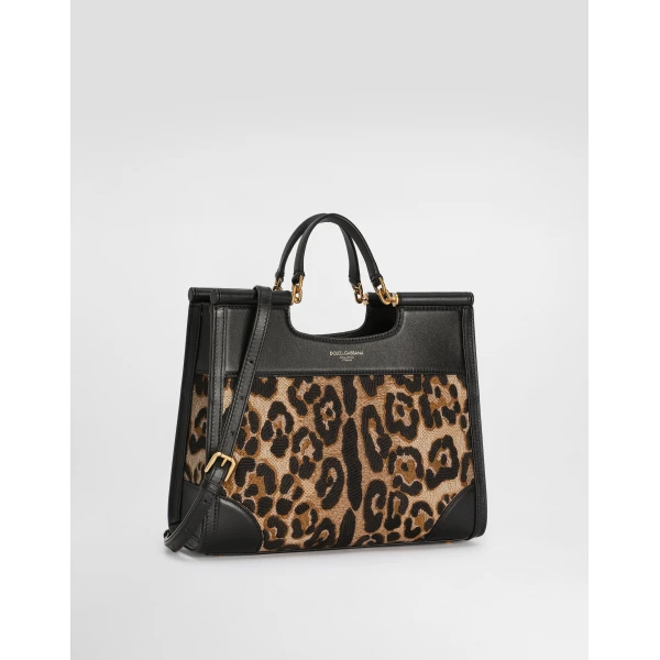 Multicolour Dolce & Gabbana Small Sicily shopper, view 3 | Totes & Top-Handle Bags