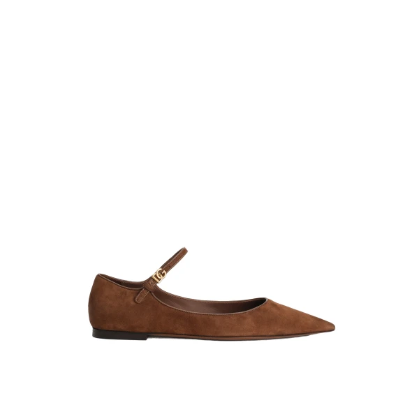 Multicolour Dolce & Gabbana Suede and nappa leather ballet flats | Flats