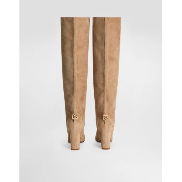 Turtle Dove Dolce & Gabbana Suede boots, view 3 | Boots