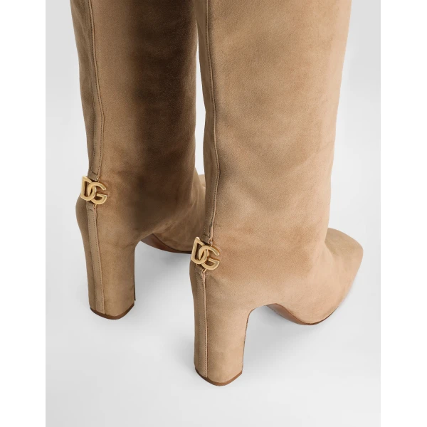 Turtle Dove Dolce & Gabbana Suede boots, view 4 | Boots
