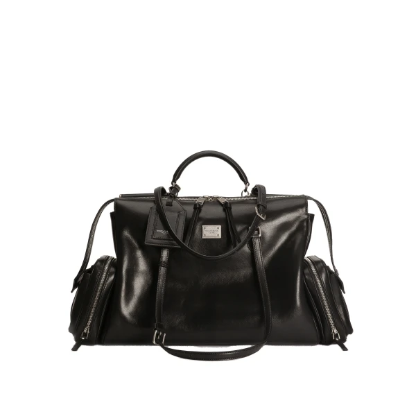 Black Dolce & Gabbana Vittoria calfskin bag | Shoulder & Crossbody Bags