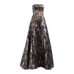 Elie Saab Sequin Embroidered Gown