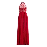 Elie Saab Silk & Lace Long Dress