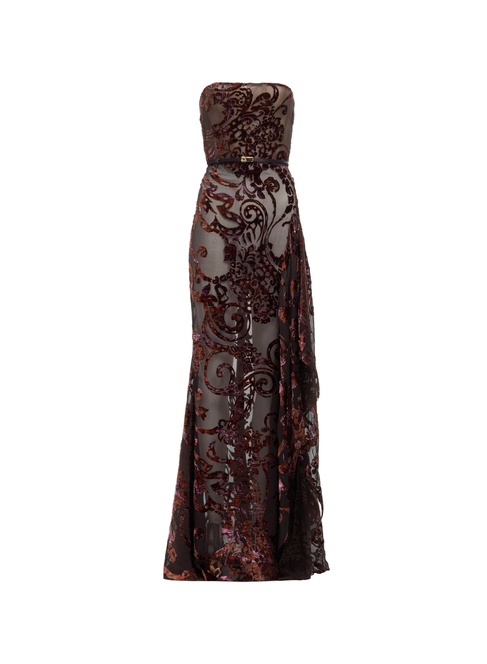 Elie Saab Strapless Devoré Long Dress Elie Saab Strapless Devoré Long Dress