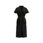 Elie Saab Tweed Midi Dress