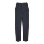 Emilia Wickstead Alban Trouser in Black Birdseye Suiting | Luxury Shoes 