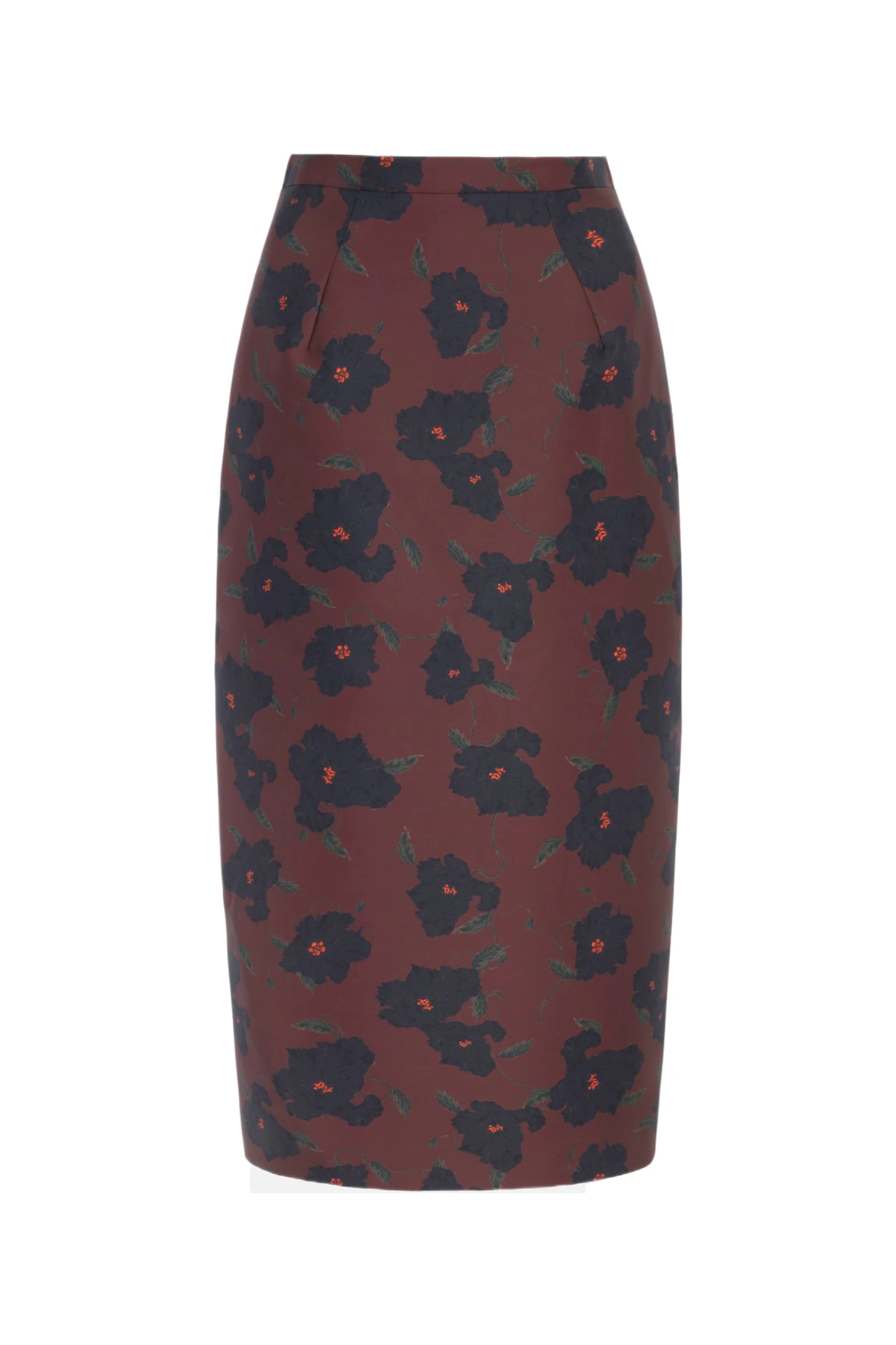 Emilia Wickstead Lorelei Skirt in Red & Black Breezy Poppy Mikado Emilia Wickstead Lorelei Skirt in Red & Black Breezy Poppy Mikado | Luxury Shoes