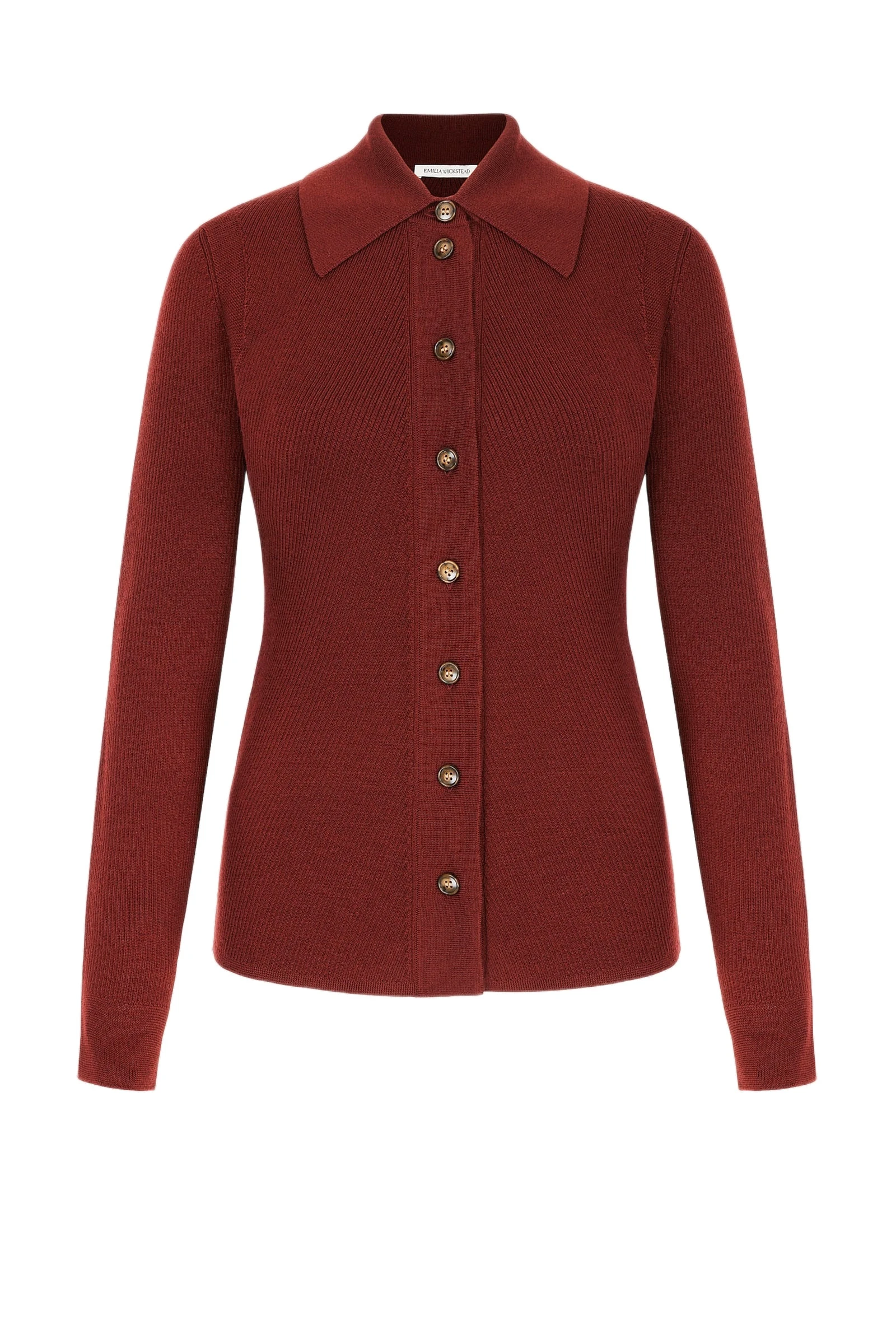 Emilia Wickstead Reno Knit in Chestnut Brown Cashfeel Emilia Wickstead Reno Knit in Chestnut Brown Cashfeel | Luxury Shoes
